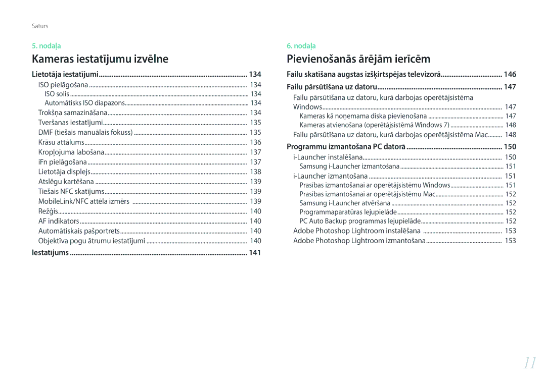 Samsung EV-NX3000BOIDE, EV-NX3000BOHLV, EV-NX3000BOILV manual Failu pārsūtīšana uz datoru, kurā darbojas operētājsistēma 