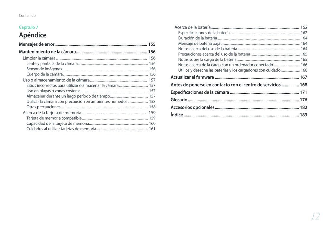 Samsung EV-NX3000BOHAT, EV-NX3000BOIPT, EV-NX3000BOIFR, EV-NX3000BOHES, EV-NX3000BOIES manual 155, 156, 168, 171, 176, 182, 183 