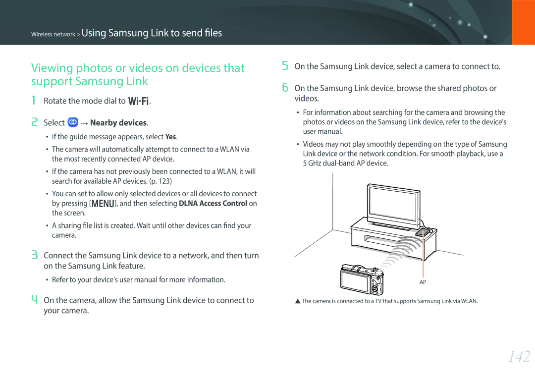 Samsung EV-NX300MBSVRU, EV-NX300MBQUDE, EV-NX300MBSTDE, EV-NX300MBMUDE, EV-NX300MBMTDE, EV-NX300MBMVDE, EV-NX300MBUTDE manual 142 