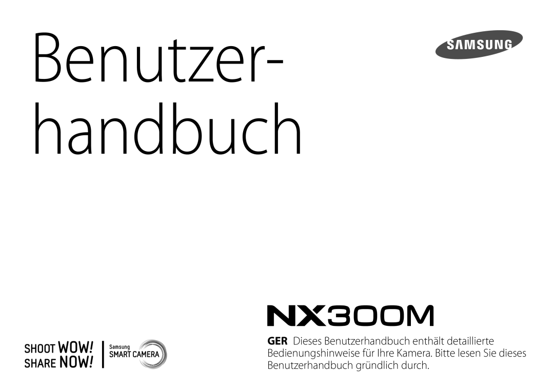 Samsung EV-NX300MBSTDE, EV-NX300MBQUDE, EV-NX300MBMUDE, EV-NX300MBMTDE, EV-NX300MBMVDE manual Benutzer- handbuch 