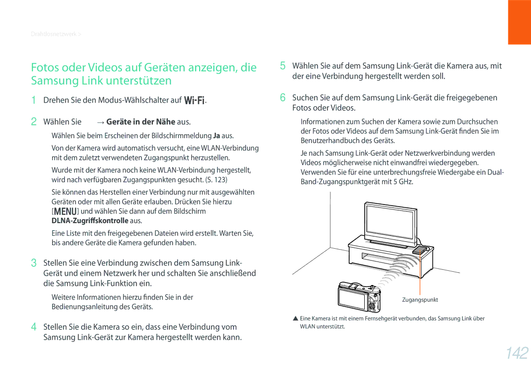 Samsung EV-NX300MBMTDE, EV-NX300MBQUDE, EV-NX300MBSTDE manual 142, Wählen Sie beim Erscheinen der Bildschirmmeldung Ja aus 