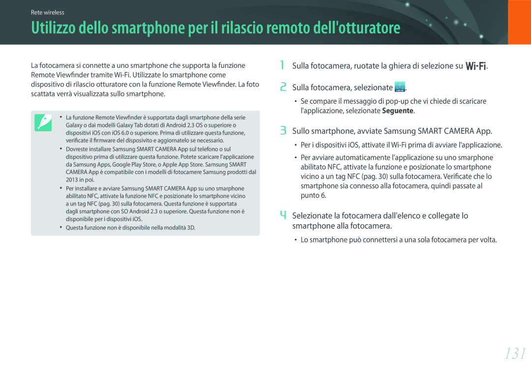 Samsung EV-NX300ZBQUIT, EV-NX300ZBSTIT manual 131 