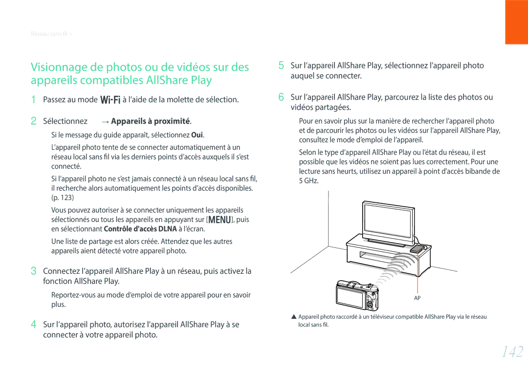 Samsung EV-NX300ZBSTFR, EV-NX300ZBSVFR, EV-NX300ZBQUFR, EV-NX300ZBFUFR manual 142 