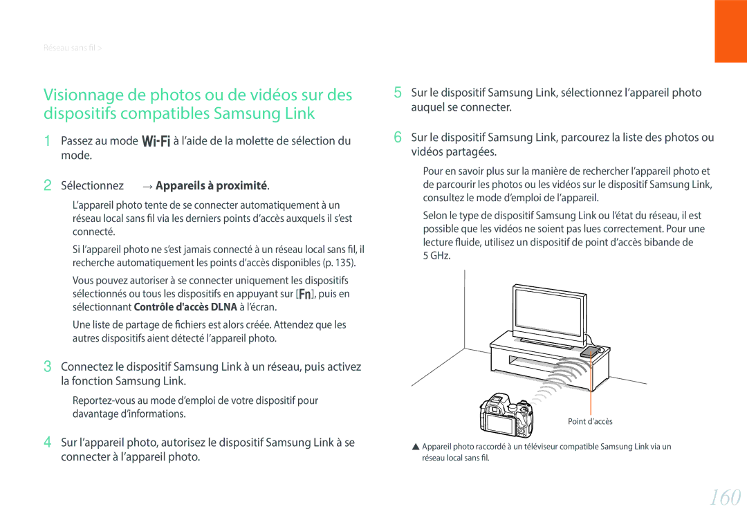 Samsung NX30PRD002/SEF, EV-NX30ZZBGBFR, NX30PRT002/SEF 160, Passez au mode Bà l’aide de la molette de sélection du mode 