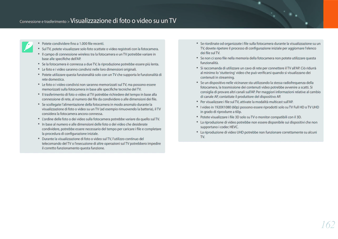 Samsung EV-NX500ZBMIIT manual 162 