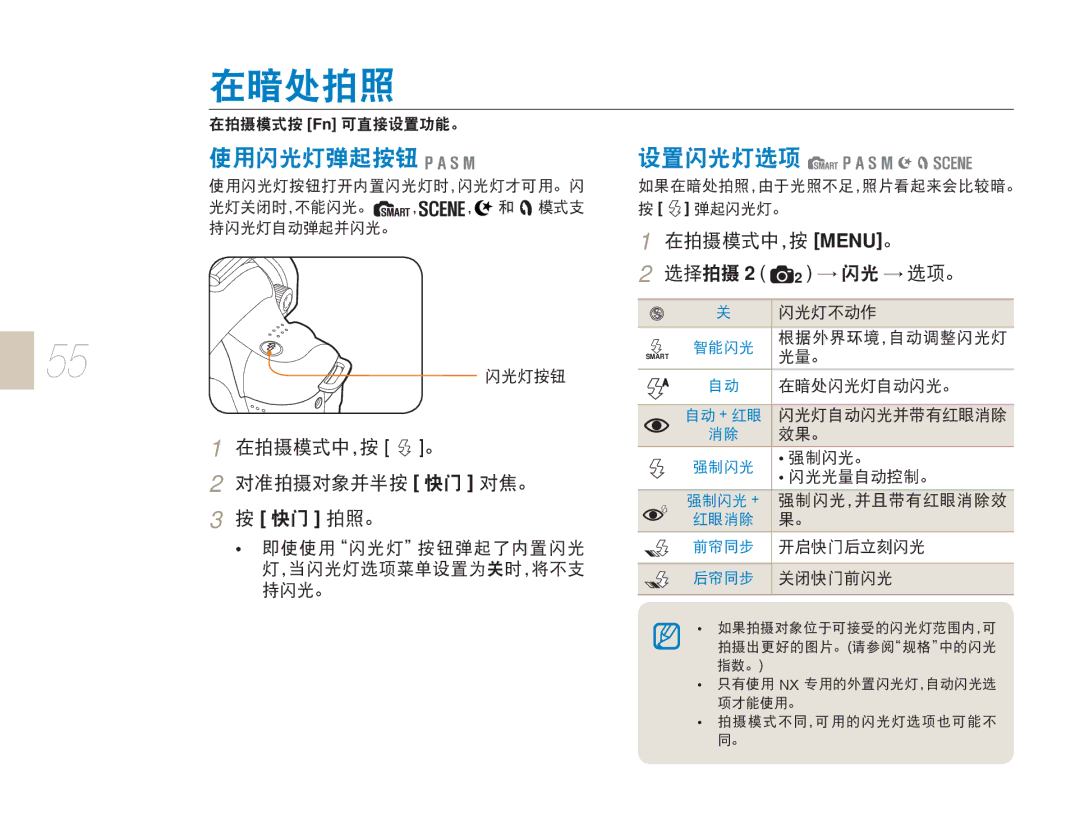 Samsung EV-NX5ZZZBCBHU, EV-NX5ZZZBABIT, EV-NX5ZZZBABHU, EV-NX5ZZZBABSE manual Smart 