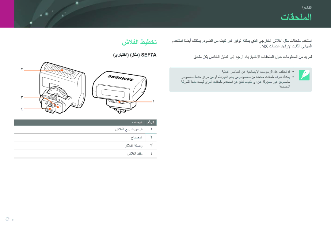 Samsung EV-NXF1ZZB3JSA, EV-NXF1ZZB1IJO, EV-NXF1ZZB3KSA, EV-NXF1ZZG1HME, EV-NXF1ZZG1KIR, EV-NXF1ZZB3HSA تاقحلملا, شلافلا طيطخت 