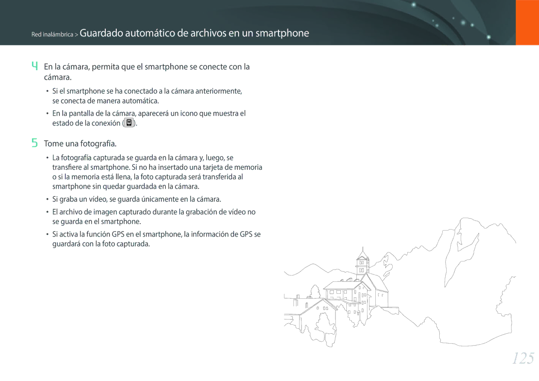 Samsung EV-NXF1ZZB1HES, EV-NXF1ZZB1KES, EV-NXF1ZZB1QES, EV-NXF1ZZB1JES manual 125, Tome una fotografía 