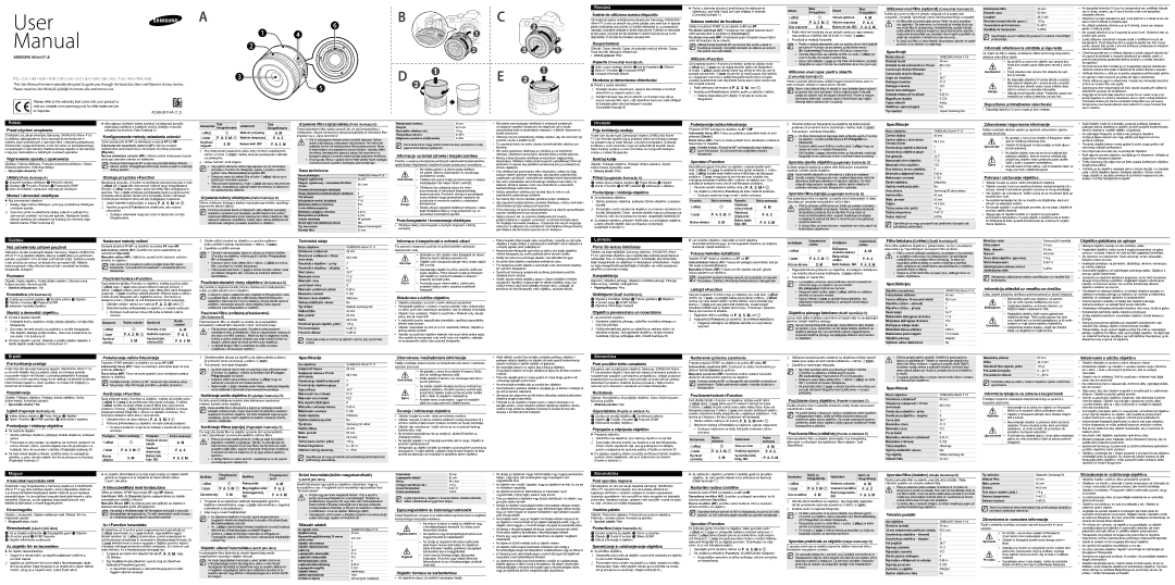 Samsung EX-S45ANB manual Samsung 45mm F1.8, Înainte de utilizarea acestui dispozitiv, Despachetarea, Utilizare i-Function 