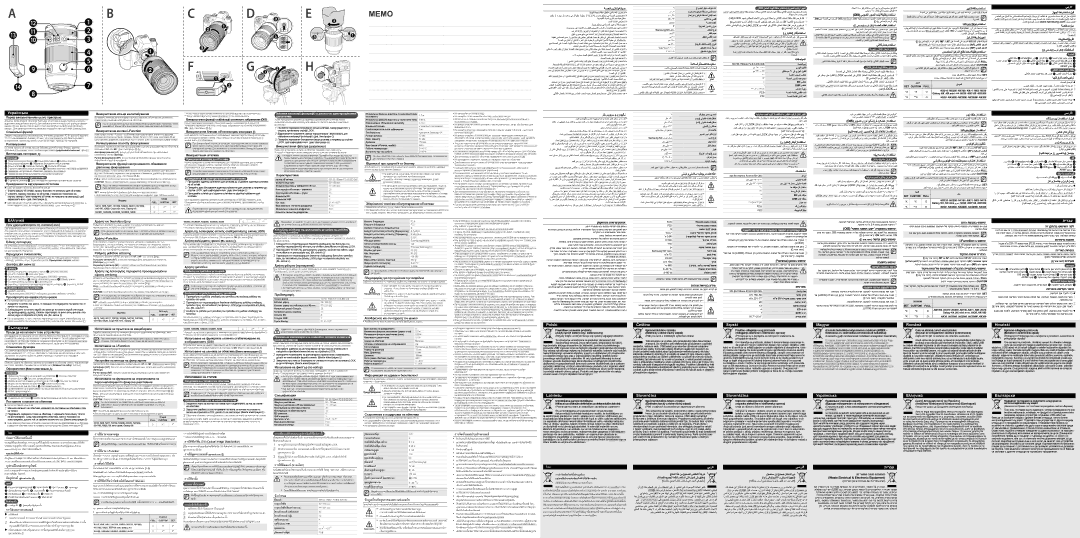 Samsung EX-ZS50150ABEP manual Използване на статив, ระยะโฟกัสใกล้ที่สุด ไกล, คุณสมบัติพิเศษ การใช้ฮูดครอบเลนส์ดูภาพประกอบe 