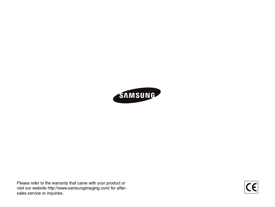 Samsung EX1 user manual 