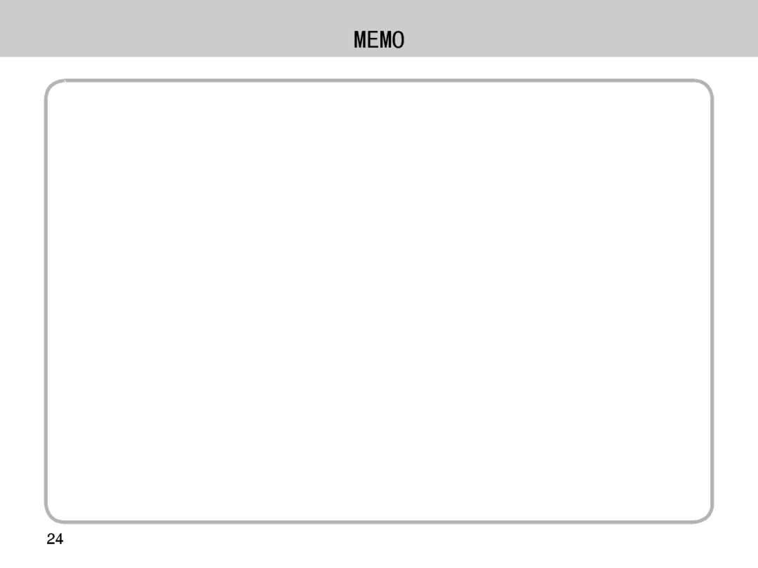 Samsung EZ-DLENS026/IT manual Memo 