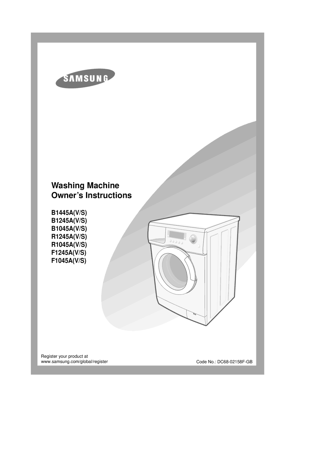 Samsung R1245A, F1245A, B1445A manual Register your product at 