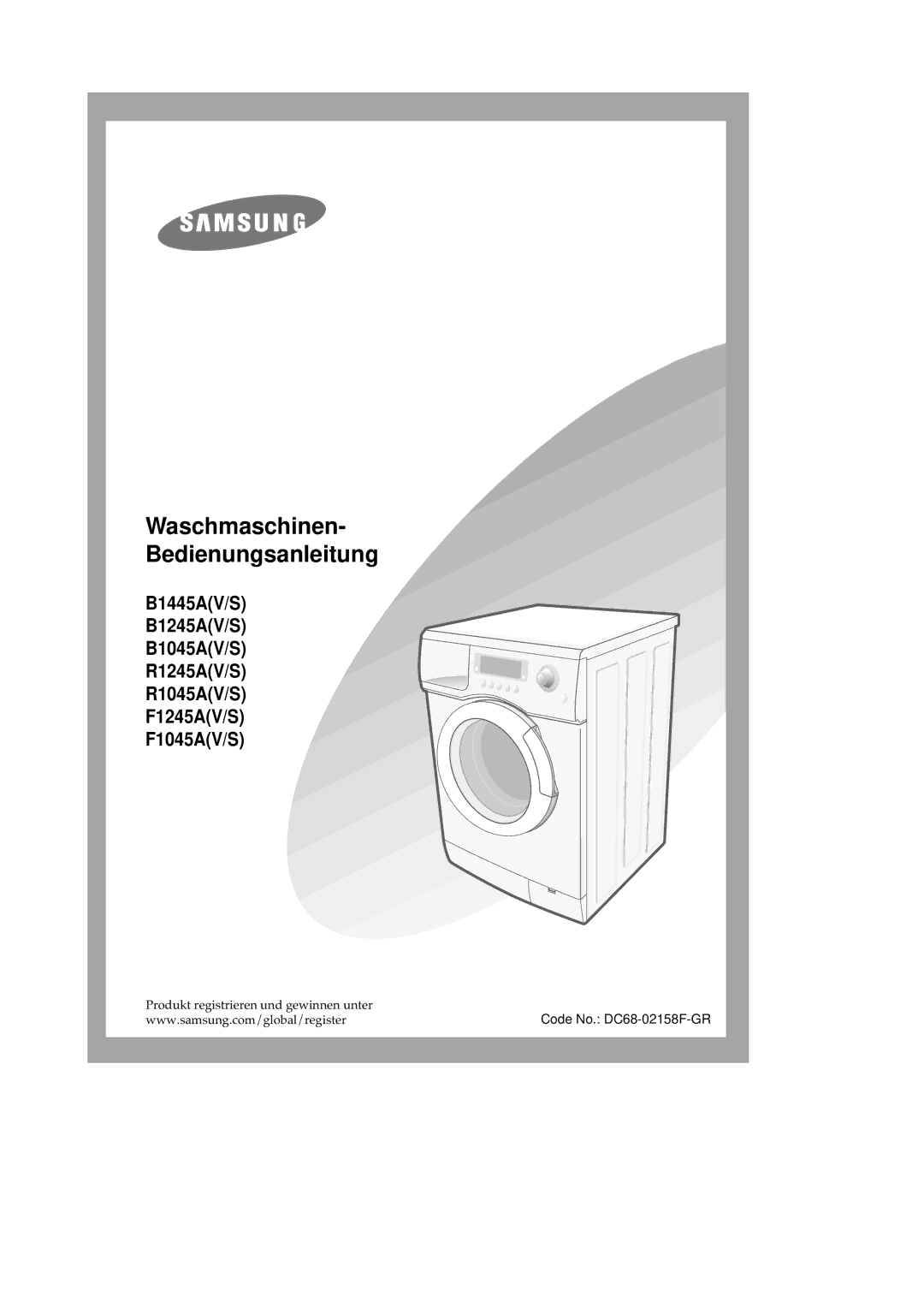 Samsung B1445A, F1245A, R1245A manual Produkt registrieren und gewinnen unter 