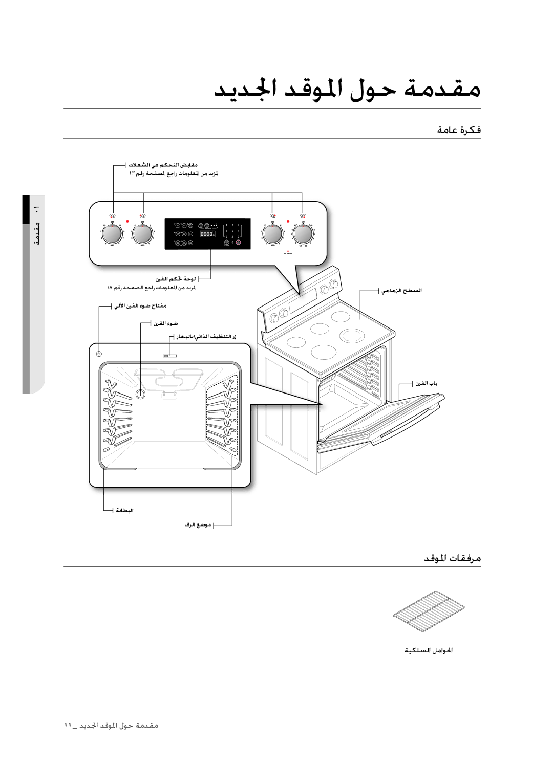 Samsung FCQ321HTUX/ZAM manual ديدلجا دقولما لوح ةمدقم, ةماع ةركف, دقولما تاقفرم 