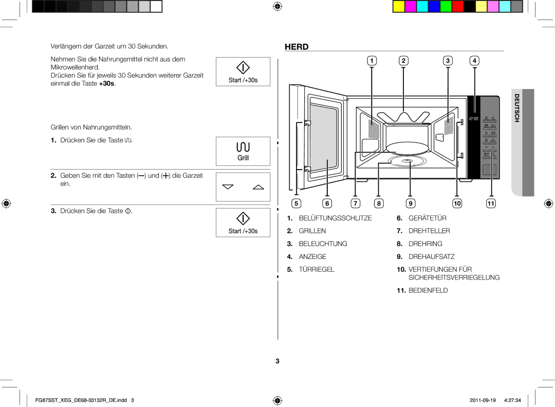 Samsung FG87SST/XEG manual Herd 