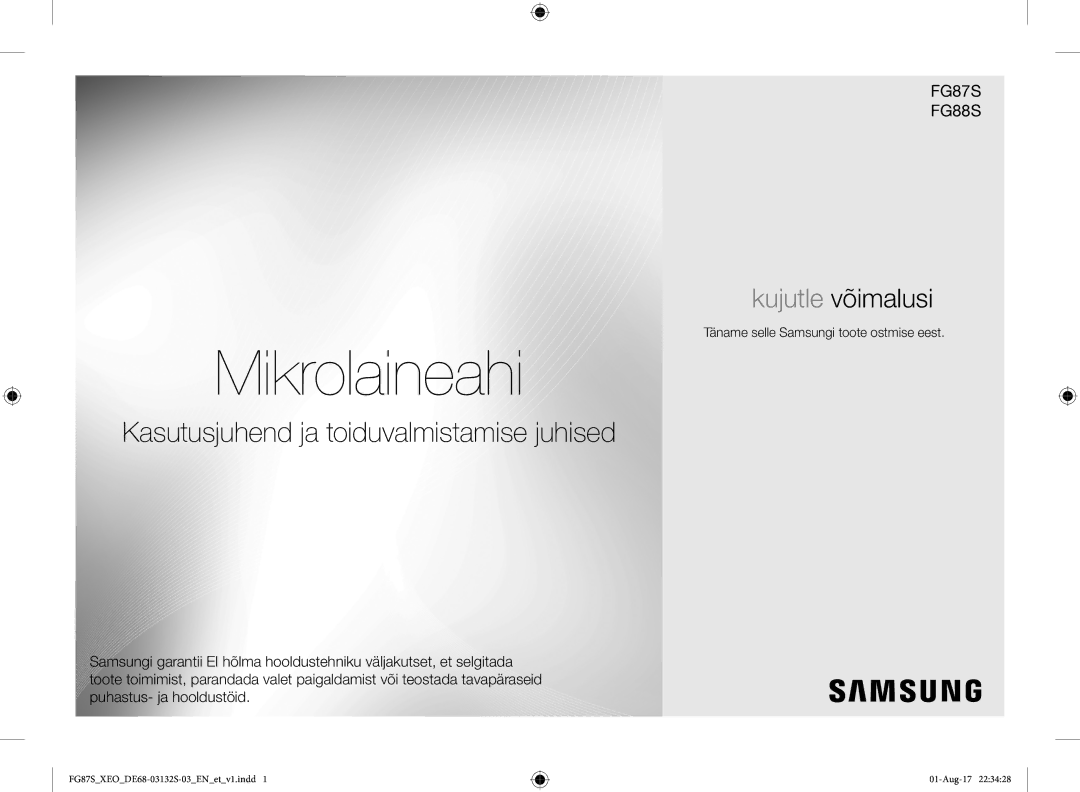 Samsung FG87SUB/XEO, FG87SUST/XEO manual Mikrolaineahi 