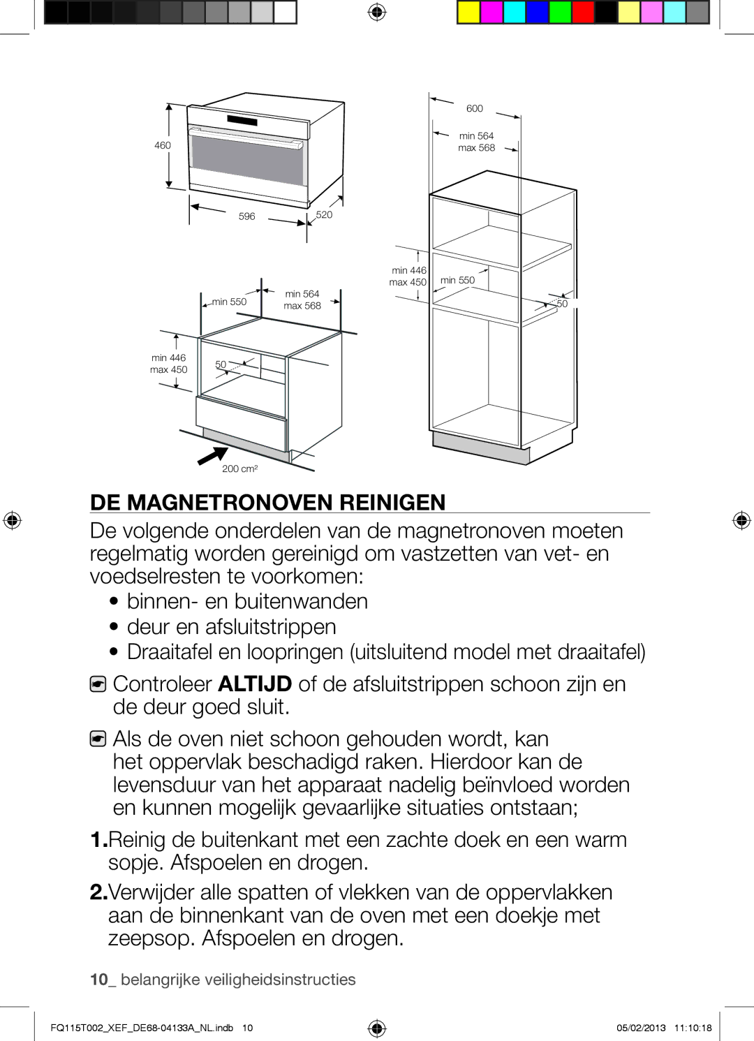 Samsung FQ115T002/BWT, FQ115T002/XEG, FQ115T002/XEF manual DE Magnetronoven Reinigen 