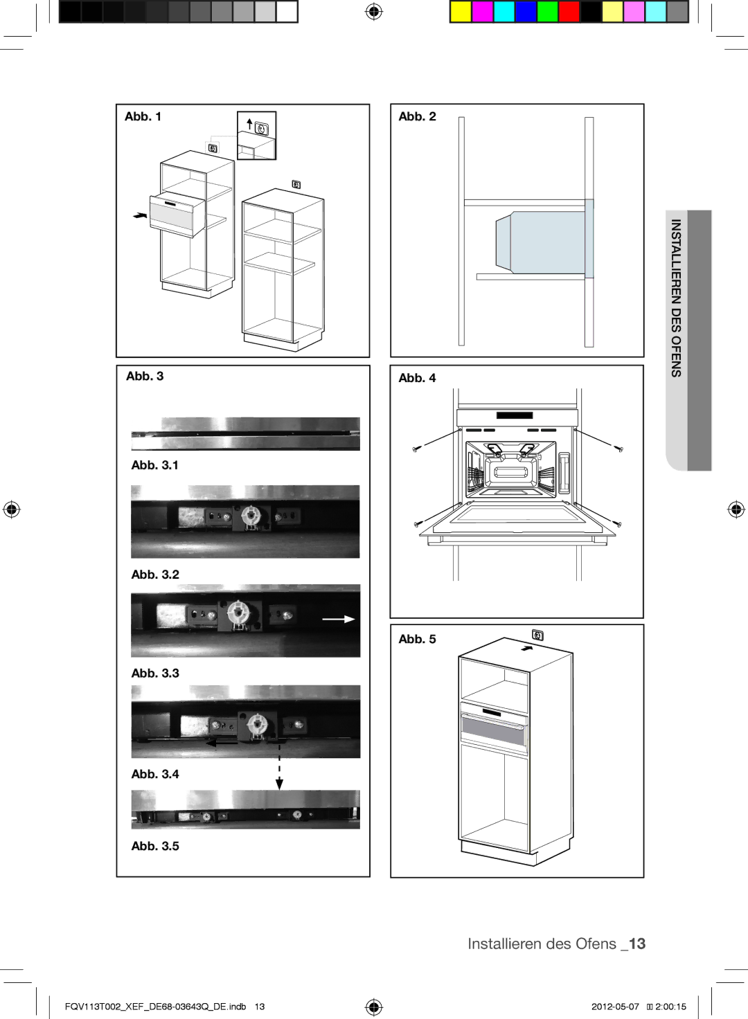 Samsung FQV113T002/XEF manual Abb 