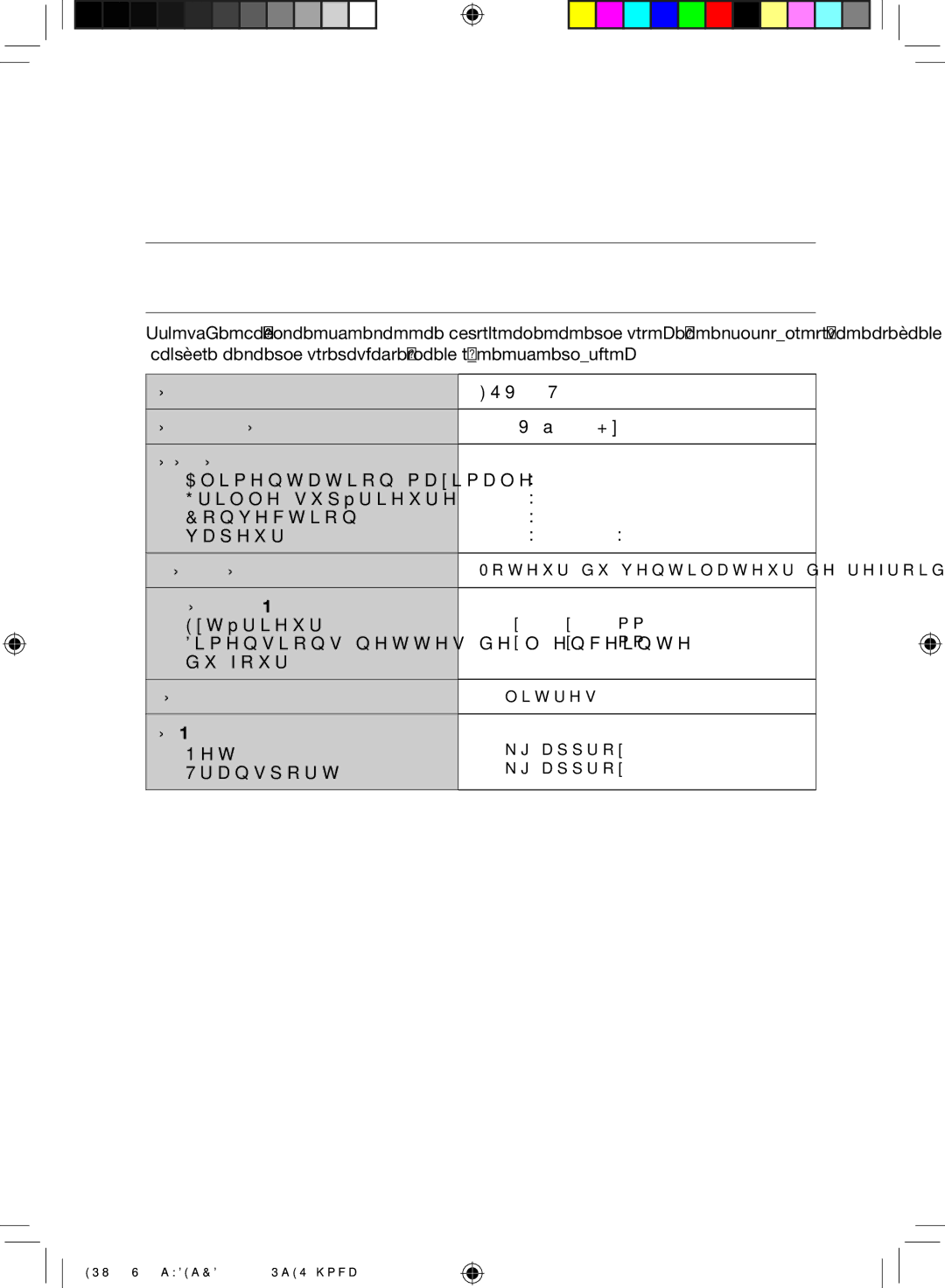 Samsung FQV113T002/XEF manual Caractéristiques techniques, Méthode de refroidissement Dimensions W x H x D, Volume Poids 