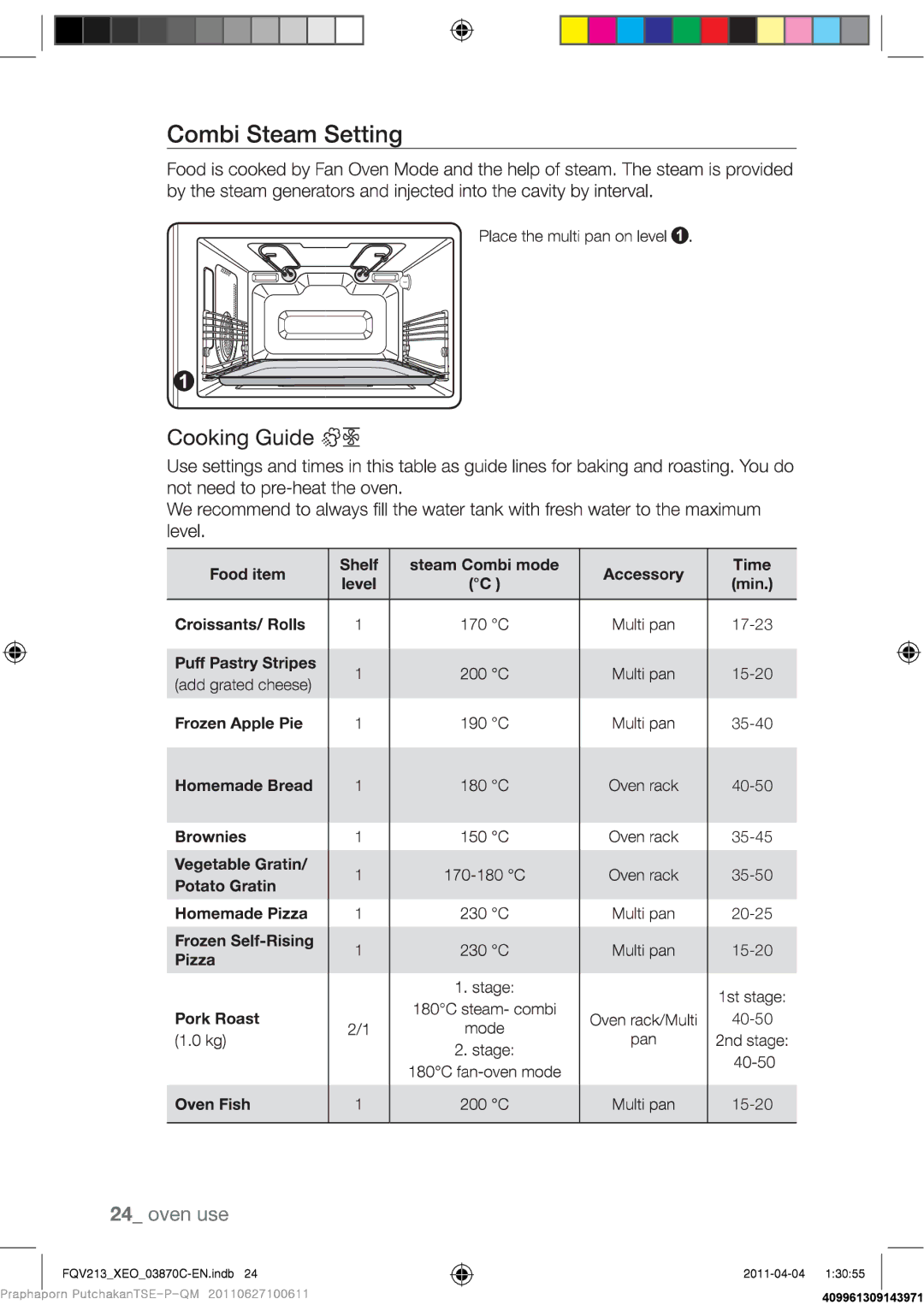 Samsung FQV213G001/XEO manual 