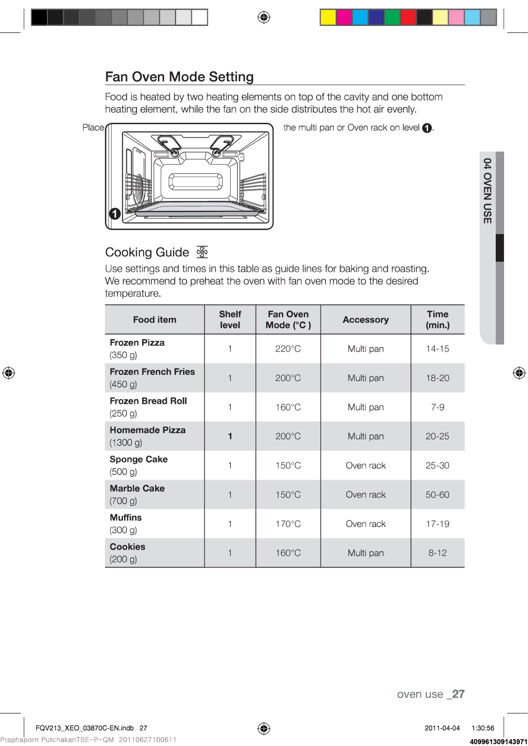 Samsung FQV213G001/XEO manual 