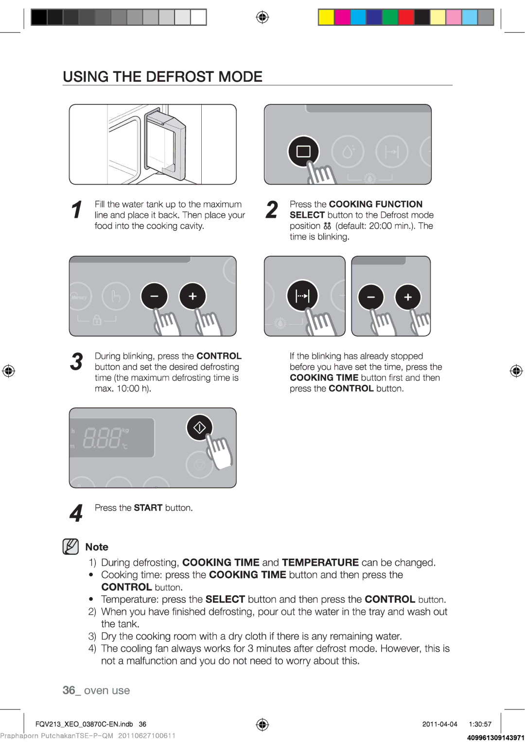 Samsung FQV213G001/XEO manual 