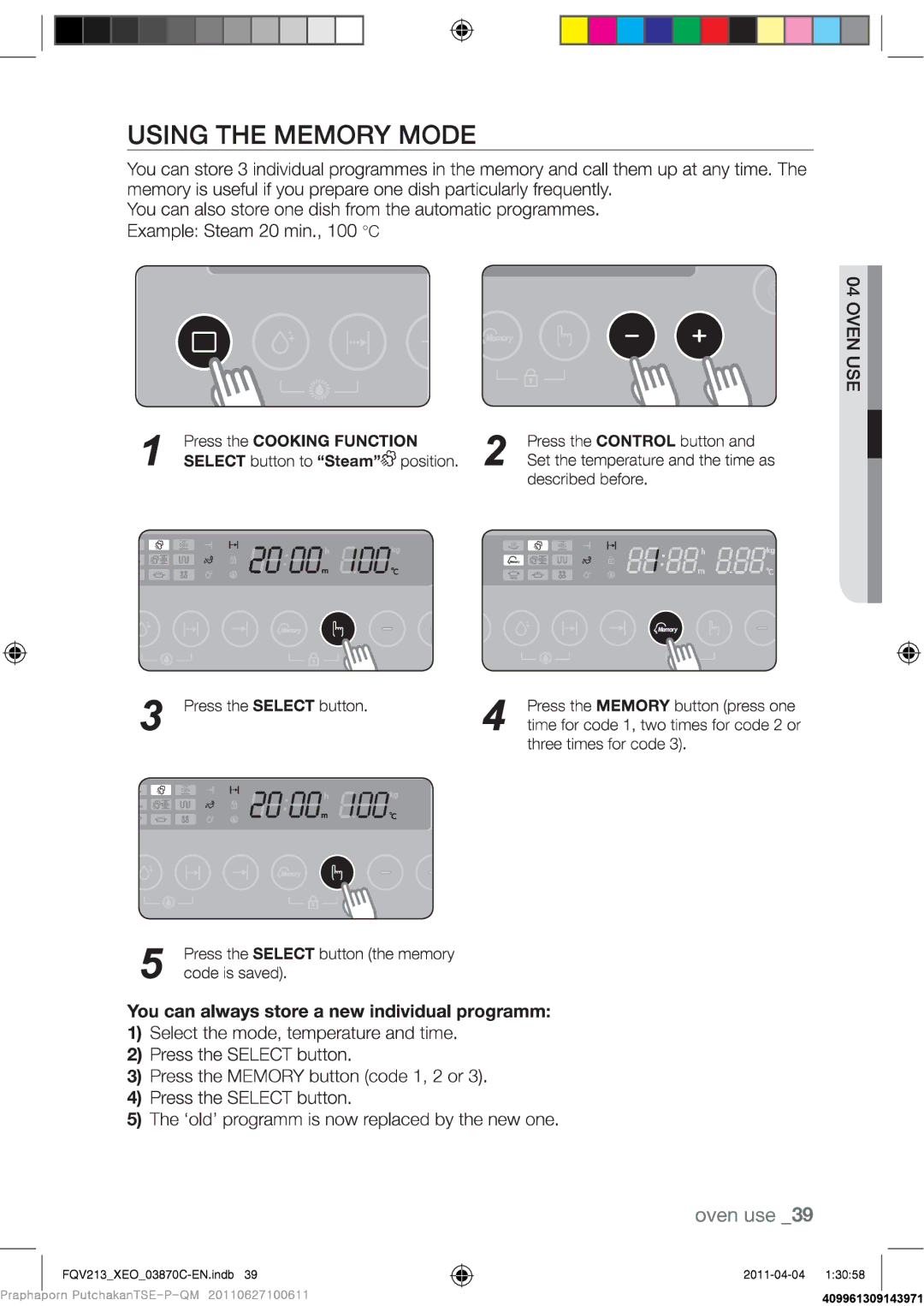 Samsung FQV213G001/XEO manual 