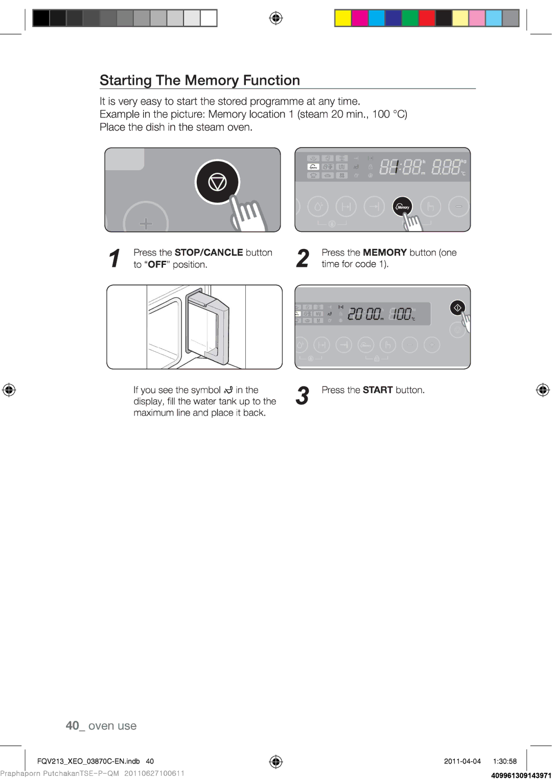 Samsung FQV213G001/XEO manual 