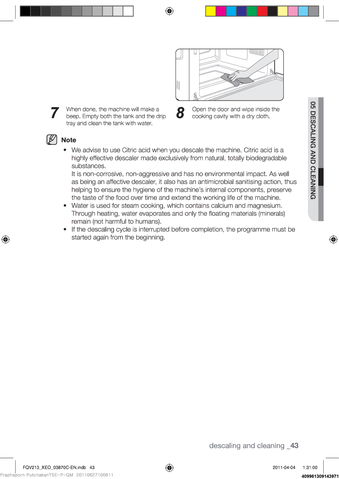 Samsung FQV213G001/XEO manual 