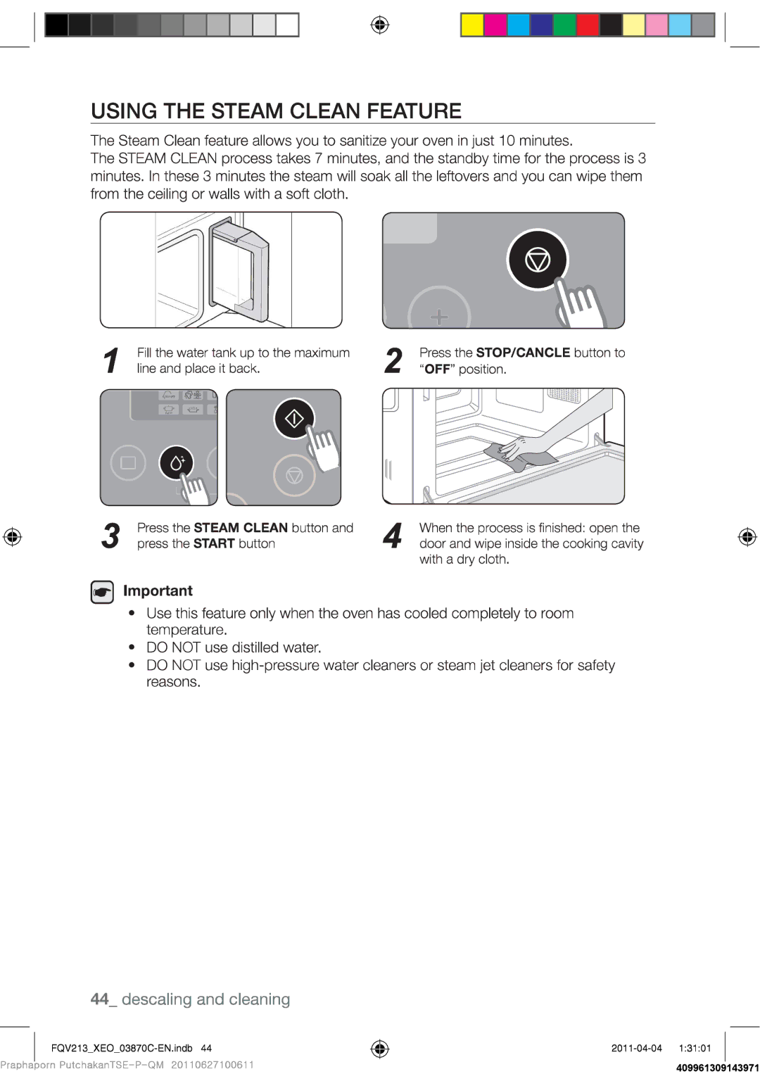 Samsung FQV213G001/XEO manual 