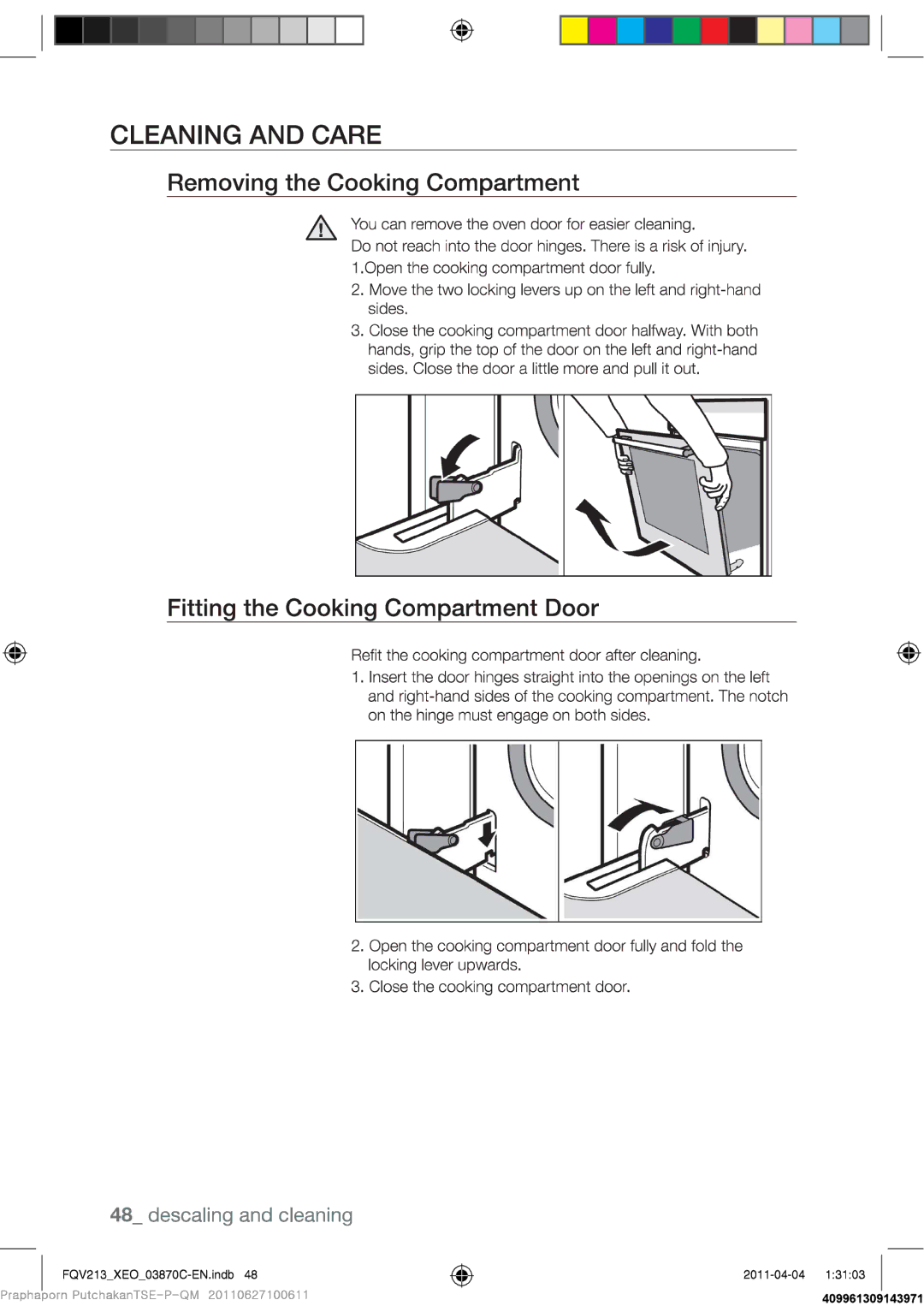 Samsung FQV213G001/XEO manual 