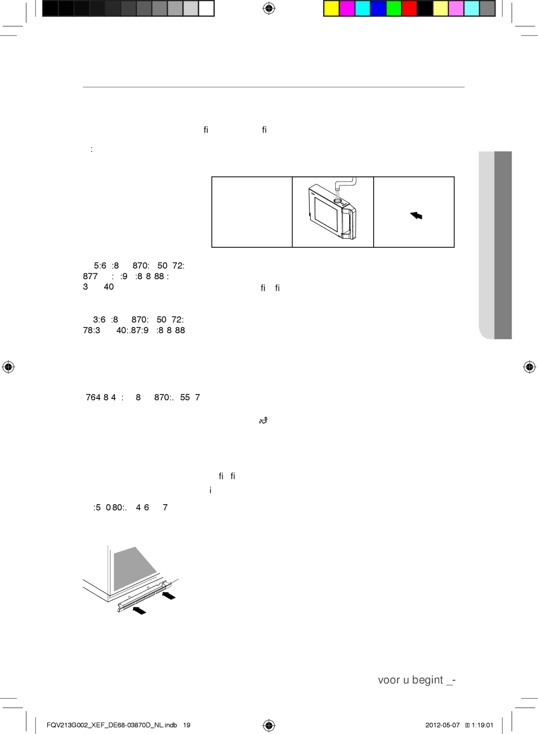 Samsung FQV213G002/XEF manual De Watertank VUllen, VoorU Begint 