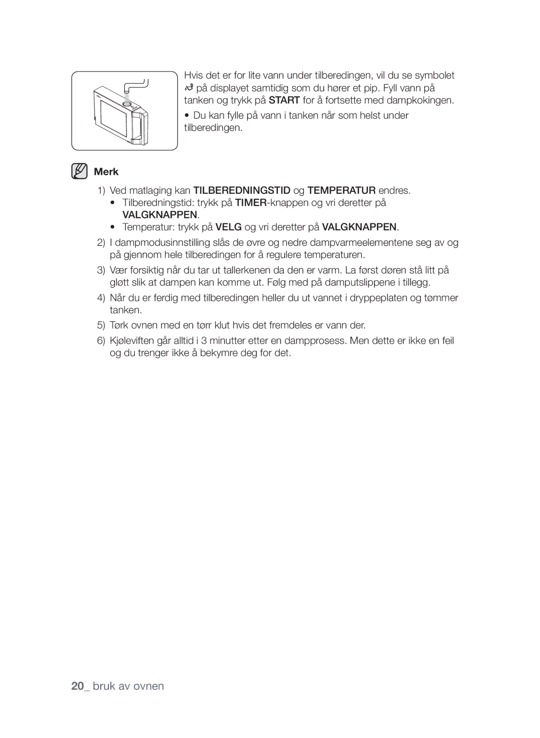 Samsung FQV313T003/XEE manual Merk 