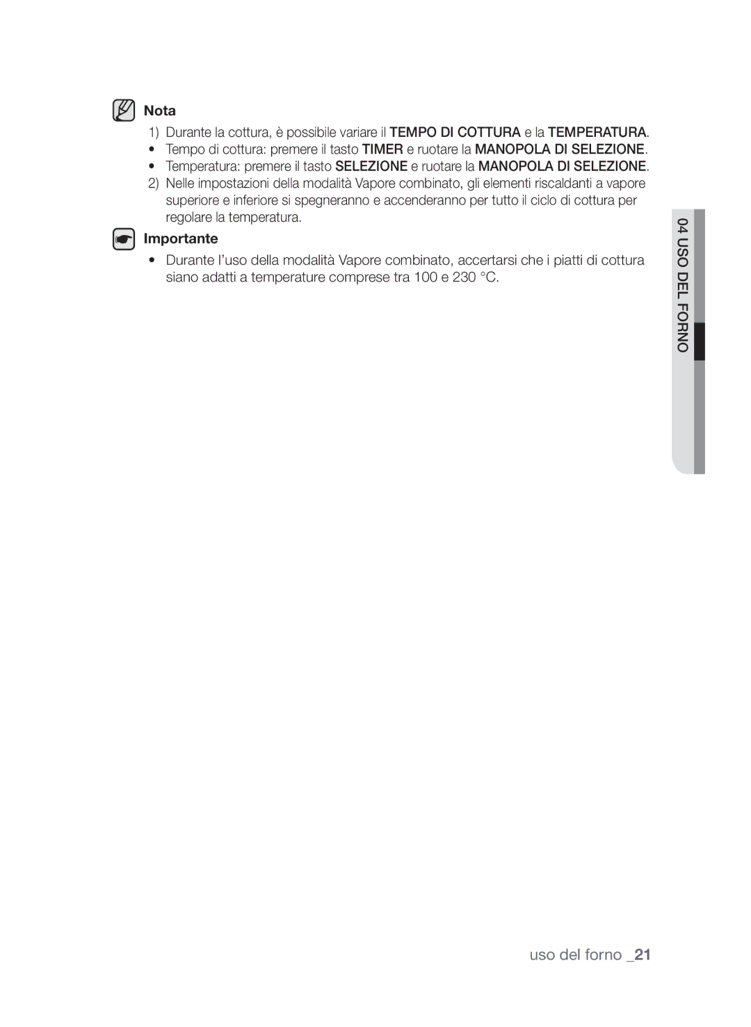 Samsung FQV313T003/XET manual Importante 