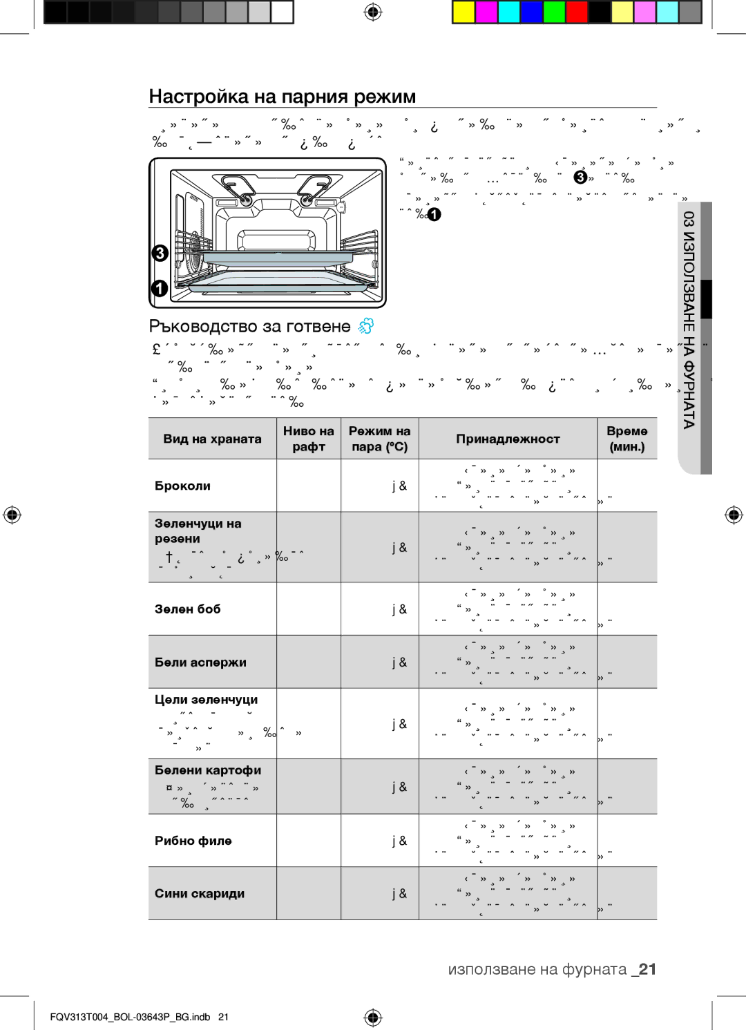 Samsung FQV313T004/BOL manual Настройка на парния режим 