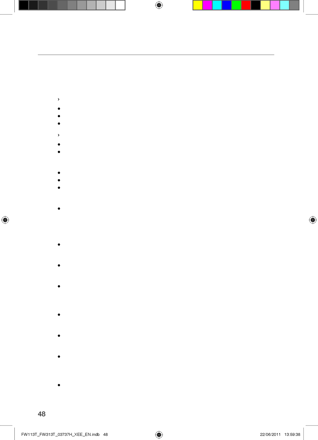 Samsung FW113T001/XEE manual Troubleshooting 