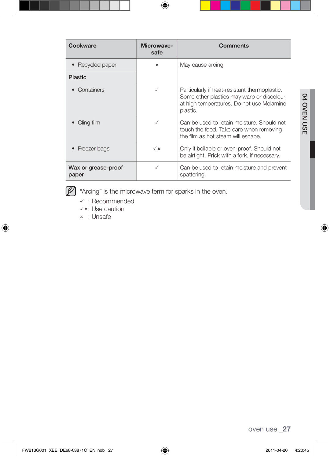 Samsung FW213G001/XEE manual Paper Spattering 