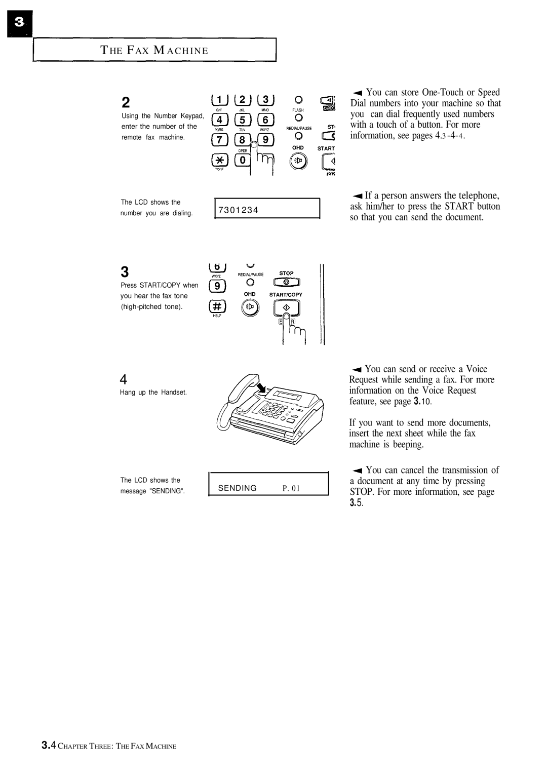 Samsung FX100 manual 0 1 2 3 