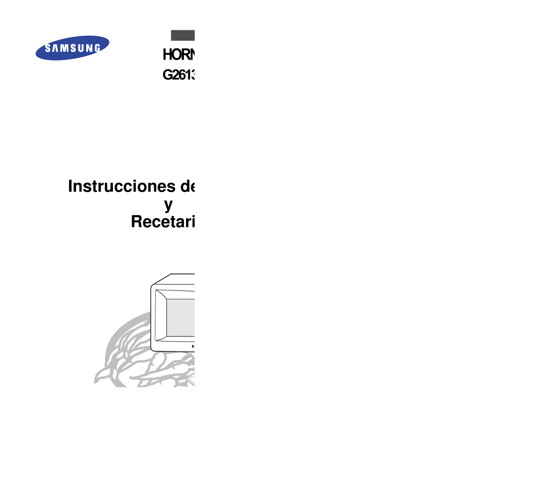 Samsung G2613C/XEC manual Recetari 