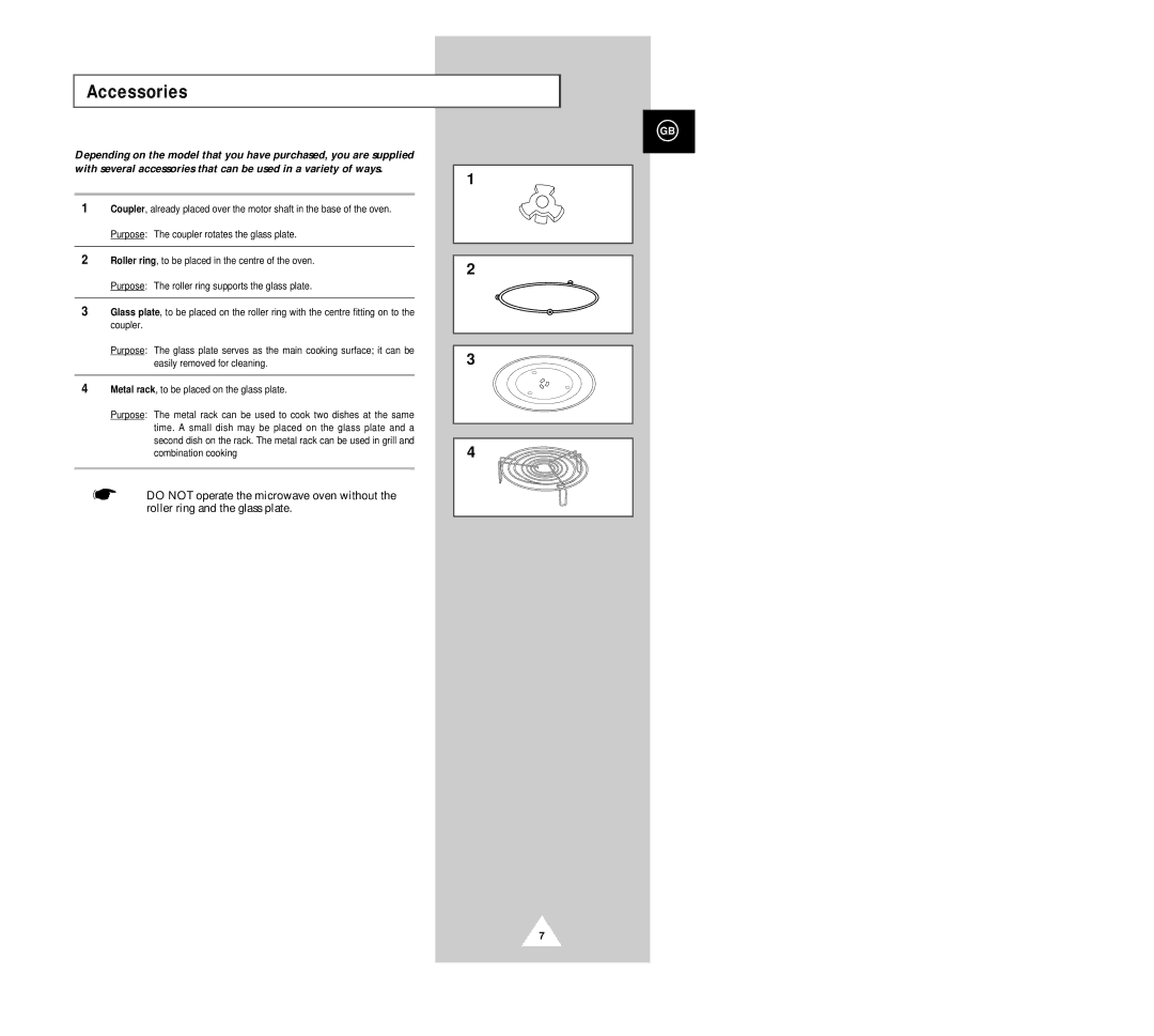 Samsung G2618C/XEG, G2618C-U/XEG manual Accessories 