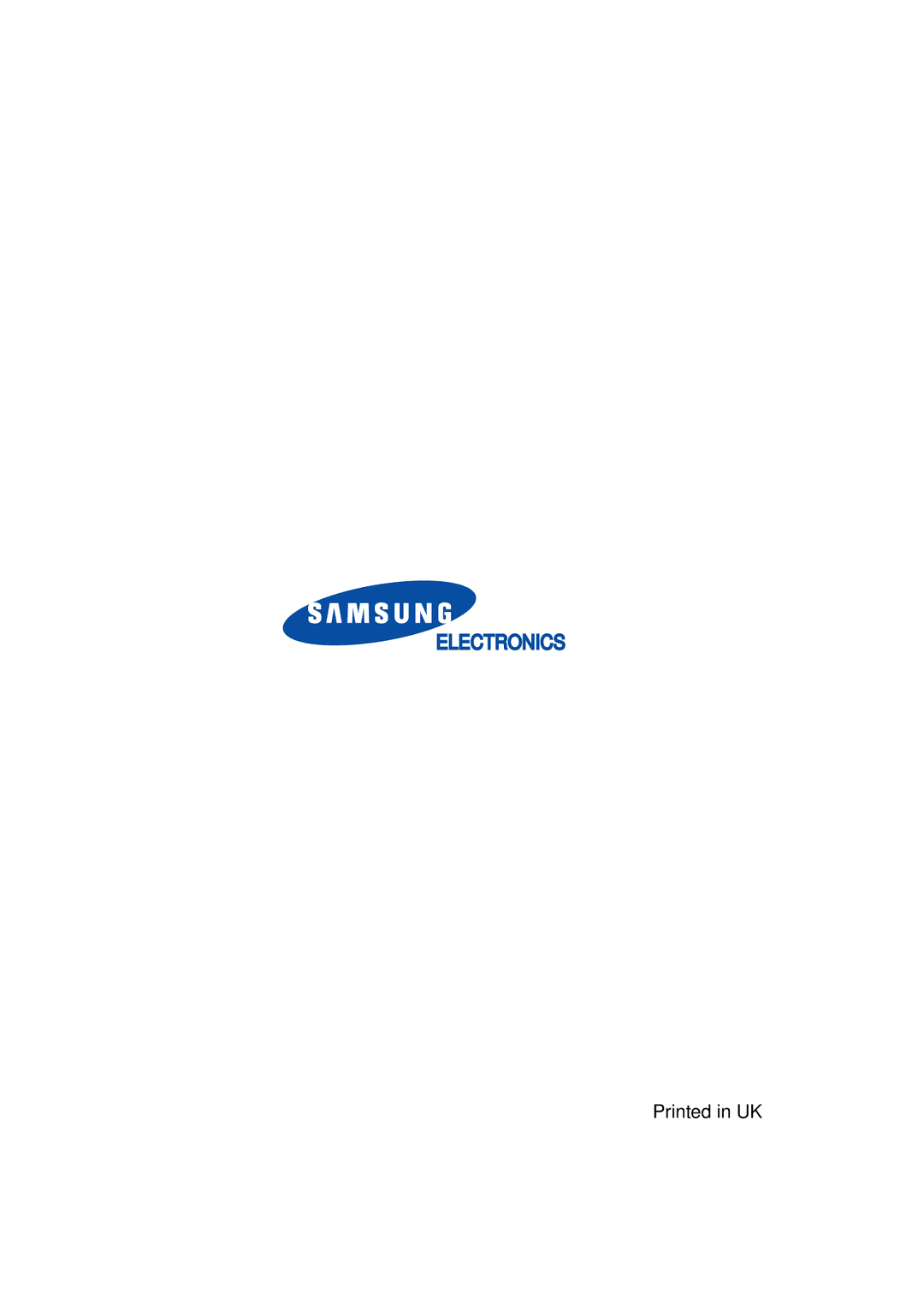 Samsung G2618C/XEH manual Electronics 