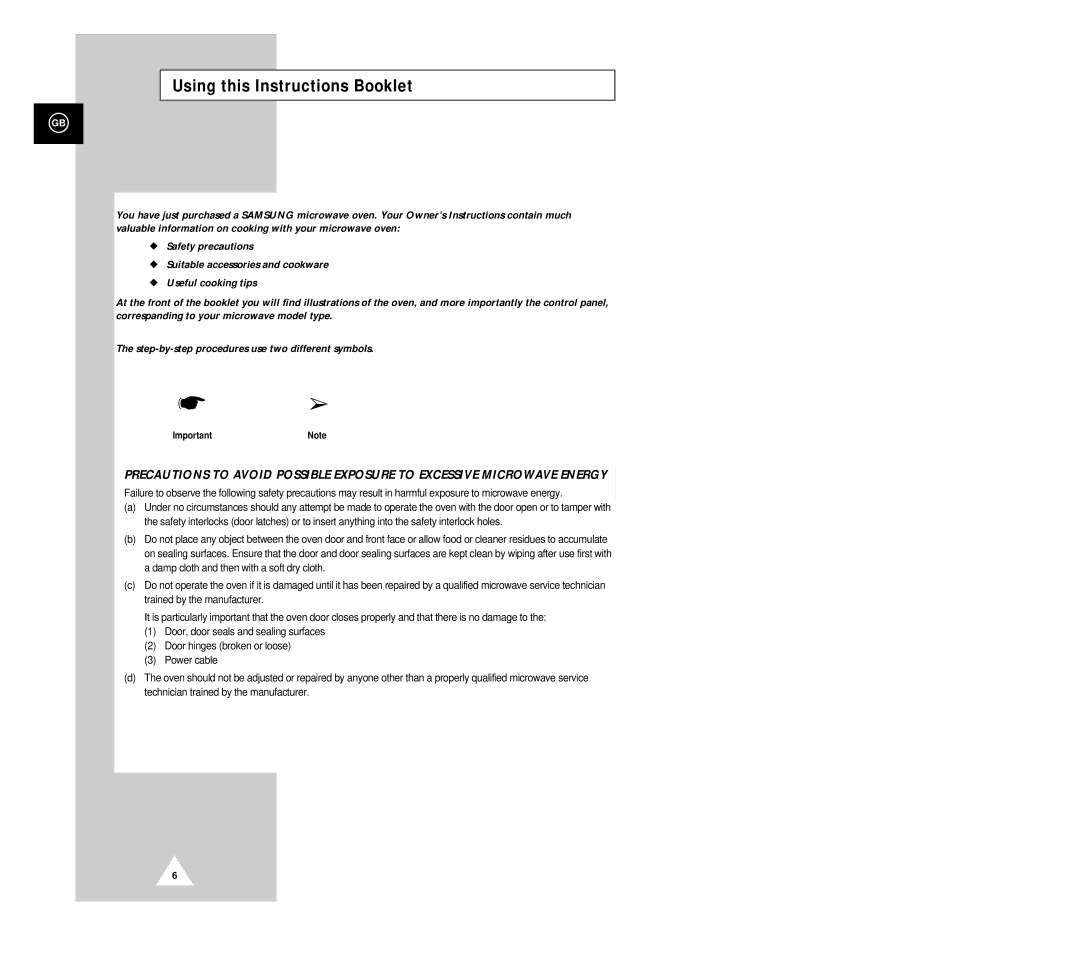 Samsung G633C/NSI, G633C(SKW), G633C(SDRW), G633C(SCAW) manual Using this Instructions Booklet 