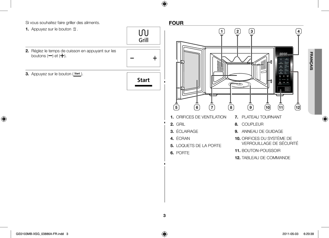 Samsung GE0103MB/FAL manual Four 