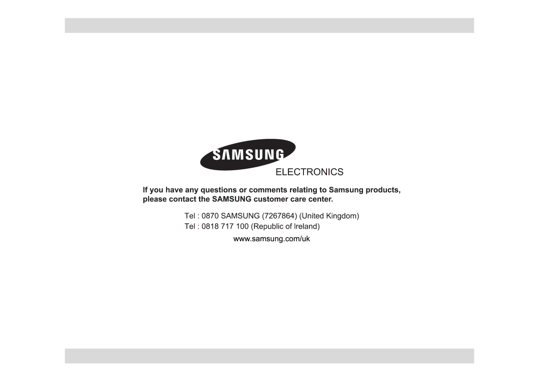 Samsung GE102Y/BOL manual 