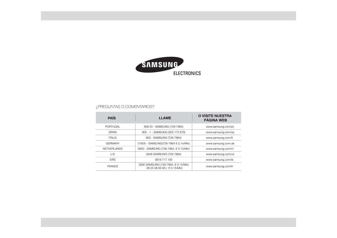 Samsung GE81P/XEC manual 