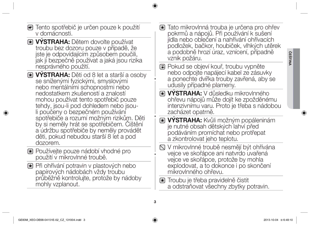 Samsung GE83M/XEO manual Zkontrolovat jeho teplotu 