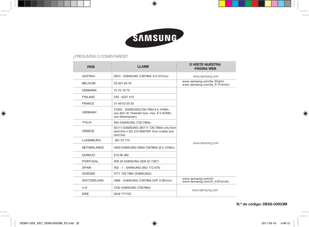 Samsung GE86V-BBX/XEC Samsung 7267864, € 0.07/min, 02-201-24-18, 70 70 19, 030 6227, 01 48 63 00, Aus Mobilnetzen, 261 03 