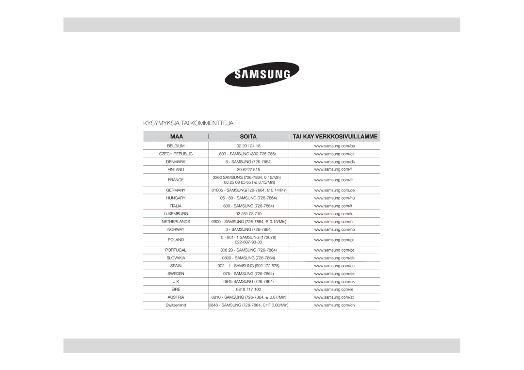 Samsung GE89MSTC/XEE manual 