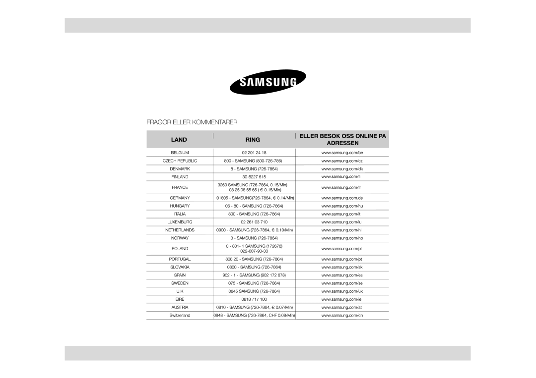 Samsung GE89MSTC/XEE manual 